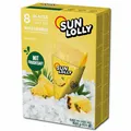 (5,08€/1l) Sun Lolly Ananas, Wassereis, 8 Packungen