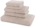 Möve for frottana Handtuch Set Pearl, Walkfrottier (5-St), 5tlg.-Set 2xGästehandtuch 30/50,2xHandtuch 50/100,1xBadetuch 67/140