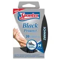 Spontex Black Protect Nitril-Handschuh 12969027 , 1 Packung = 10 Paar, Größe 7 - 7,5