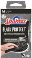 Spontex Nitril-Handschuh Black Protect Größe M schwarz 20 Stück