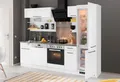 KOCHSTATION Küchenzeile KS-Tulsa, ohne E-Geräte, Breite 270 cm, schwarze Metallgriffe, MDF Fronten