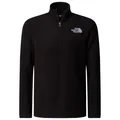 The North Face - Teen's Glacier 1/4 Zip Pullover - Fleecepullover Gr S schwarz