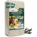 napfpower Hanfeinstreu (14 kg) mit Eukalyptus für Hühner, Kleintiere & Pferde – staubarmes Hanfstreu für Hühner & Nager – extrem saugfähig...