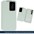 Original Samsung Smart S View Wallet Cover EF-ZS921 Case für Galaxy S24 Mint
