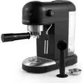 Petra PT5240BVDE, Espressomaschine, 1,4 l, Gemahlener Kaffee, 1465 W, Schwarz - Schwarz