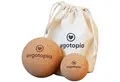 Ergotopia Massageball Faszienball Set aus antibakteriellem & langlebigem Natur-Kork