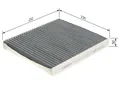 Innenraumfilter BOSCH 1 987 432 543 Aktivkohlefilter für VW AUDI SEAT SKODA GOLF