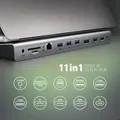 AXAGON HMC-4KX3 USB 5Gbps hub 3x USB-A 2x HDMI+ DP+ GLAN+ SD/microSD+ audio PD (HMC-4KX3)
