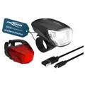 ANSMANN LED-Fahrrad-Beleuchtungs-Set, 1600-0254