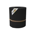 zaun|zu® Premium Maxi 26 Meter Rolle 24cm hoch | Sichtschutzstreifen PP für Doppelstabmatten UV-beständiger Sichtschutz | Zaunblende Made in Germany Schwarz 26m
