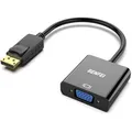 DisplayPort auf VGA Adapter, Unidirektional, Full HD 1080P, kompatibel mit Co...