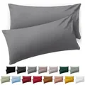 Blumtal Kissenbezug, Grau, Textil, Quadratisch, 60x40 cm, Oeko-Tex® Standard 100, Schlaftextilien, Bettwäsche
