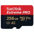 SanDisk Extreme Pro micro SDXC UHS-I, U3, V30, A2, C10+ SD Adapter 256 GB 200 MB/s