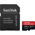 SanDisk Speicherkarte microSDXC-Card Extrem PRO, 256 GB, 1 St.