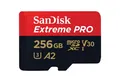 Sandisk SanDisk Extreme PRO 256 GB microSDXC, externer Speicher
