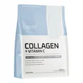 OstroVit Kollagen + Vitamin C 400 g | Hydrolysiertes Rinderkollagen Pulver | Hochdosiert & Geschmacksneutral | Collagen Hydrolysat mit Vitamin C für Haut, Haare, Nägel & Gelenke | Natur