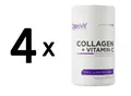 4 x OstroVit Collagen + Vitamin C Supreme Pure - 400g (37,47 EUR/kg)