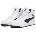 PUMA REBOUND V6 Sneaker knöchelhoch, wasserabweisendes Obermaterial, weiche Innensohle weiß 46 EU
