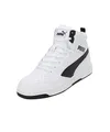 PUMA Unisex Rebound V6 Turnschuhe, Puma White Puma Black, 46 EU