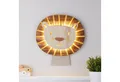 Lights4fun LED Wandleuchte Löwen Wandlampe Kinderzimmer, LED fest integriert
