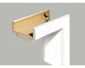 Komplettzarge Pertura CPL weiß (ähnlich RAL 9010) 198,5x86,0x20,0 cm Links