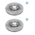2x Meyle 37-15 521 0033 Bremsscheibe Vorne für KIA Sorento II Hyundai