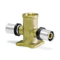 Sanpro Pressfitting Wandscheiben + Montageplatte, Größe 20x2, Stichmaß 73-153 mm (THPRESS)
