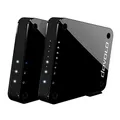 Devolo GigaGate, Bridge WLAN (2 Gbit/s, 1 x Port Gigabit, 4 x Ports Fast Ethernet Anschluss, Punkt zu Punkt in die Band der 5 GHz, Multimedia Erfahrung Extreme, Verschlüsselung AES)