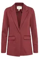 b.young BYRIZETTA Damen Blazer Longblazer Jacke mit Reverskragen und Knopf Regular Fit mit Stretch, Größe:42, Farbe:Port Royale (191627)