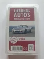 Lieblings Autos Auto Quartett 2008 Baujahr Geburtsjahr 17. Geburtstag Geschenk Spielkarten Neu