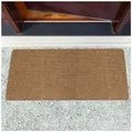 ANRO Fußmatte Schmutzfangmatte Türmatte Outdoor Fußabstreifer Türvorleger rutschfest Fussmatte Sauberlaufmatte Eingangsmatte Innen Außen Jumbo Kokosfarbe 50x100cm