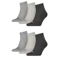 PUMA Sportsocken Puma Quarter Socken Sportsocken im 6er Pack grau 43-46