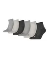 PUMA 6er Pack Unisex Quarter Plain Sportsocken 6P ECOM, 43-46, Grau
