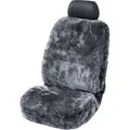 CarComfort Autositzbezug Trish aus Lammfell Einzelsitz anthrazit, 20038 - Grau
