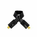 PremiumX Fensterdurchführung SAT Kabel für Fenster & Türen schwarz 26cm