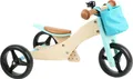 Laufrad-Trike 2 in 1 Türkis Holz ca. 64 x 38 x 36 cm Sitzhöhe ca. 24 - 28 cm