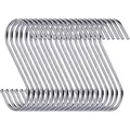 S-Haken Küche Bad Organizer Haken 20 Stück Silber Edelstahl