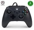 Kabelgebundener PowerA Controller für Xbox Series X|S und Windows 10/11 - Schwarz, Gamepad, kabelgebundener Videospiel-Controller, Gaming-Controller, kompatibel mit Xbox One, Offiziell lizensiert