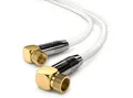 deleyCON deleyCON 3,0m SAT Kabel gewinkelt Antennenkabel Satellitenkabel SAT-Kabel