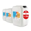 BAYZID 4 x 20 kg pH Minus Senker 14,9% Flüssig mit Schnellwirkung - pH Reduzierer für Schwimmbäder