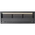 Fusion Pro 8740 Einbau Flachschirmhaube schwenkbarer Schirm aus Glas 90 cm Anthrazit