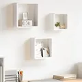 Würfelregale 3 Stk. Weiß Mdf Vidaxl