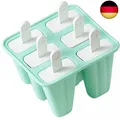 AVANA Eisformen aus Silikon 6 Stück Eis am Stiel Formen Wiederverwendbar