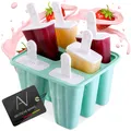 AVANA Eisformen aus Silikon 6 Stück Eis am Stiel Wassereis Eiscreme Formen