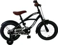Volare Black Cruiser Kinderfahrrad - Jungen - 14 Zoll - Schwarz - 95 % zusammengebaut