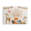 MeinBaby123® Freundebuch für Kinder, Freundschaftsbuch, Kindergarten, Schule, Freundschaftsalbum, Geschenk für Kinder - (Süße Waldtiere)