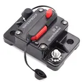 Schutzschalter 50-300A,DC12-48V Sicherungshalter Wasserdicht,Auto Leistungsschutzschalter mit Manueller Reset,Kfz Sicherung für Motor Auto Marine Boat Stereo Audio(30A)