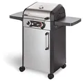 Enders Elektrogrill eFLOW PRO 2 TURBO, mit Gussrost SWITCH GRID, TURBO ZONE für heiße Temperaturen, SIMPLE CLEAN Reinigungssystem, Aluguss-Seitenteile an Garhaube und Brennkammer, Grillwagen #9710