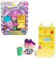 DREAMWORKS GABBY'S DOLLHOUSE - Bobble Kitty Möbel Pack von Baby Box, Katzen-Figur mit Puppenhausmöbeln und Zubehörteilen, ab 3 Jahren