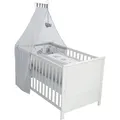 BABYBETT Elefant 70 x 140 cm weiß